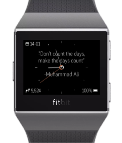 FitBit Ionic Watchface
